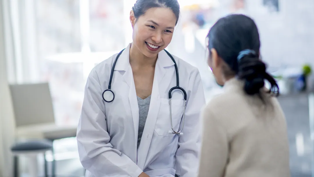 Friendly female doctor