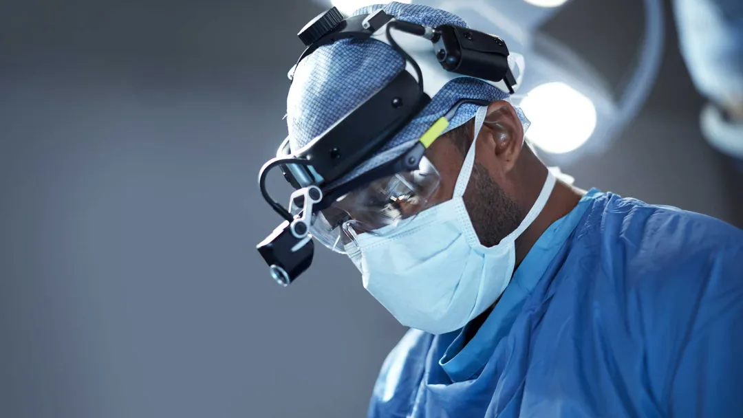 A doctor conducting a surgery.