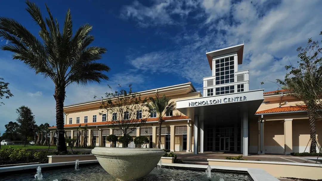 Front of the Nicholson Center Building in Celebration 
