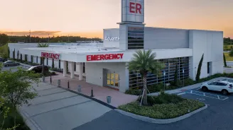 A front view of AdventHealth Central Pasco