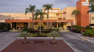 A panoramic view of the AdventHealth Zephyrhills building