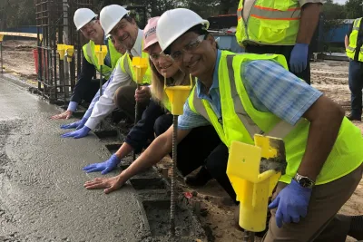 AdventHealth Fish Memorial Celebrates the Final Concrete Pour of the Foundation for the $100 Million Patient Tower Expansion