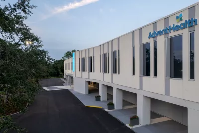 AdventHealth Care Pavilion New Tampa front entrance.