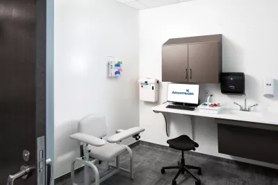 AdventHealth Care Pavilion New Tampa examination room.