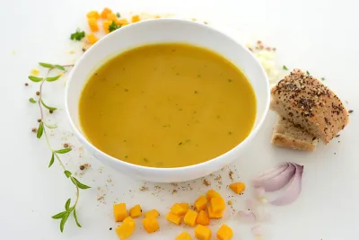 Bowl of Moroccan Spiced Pumpkin Soup
