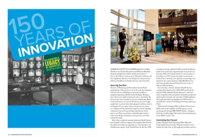 preview of robotic surgery article from winter 2017 northwest georgia health magazine