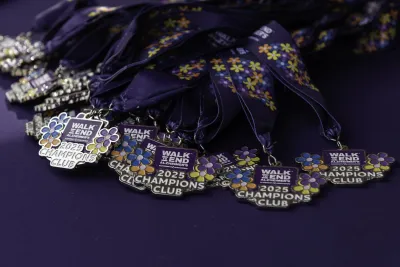 Walk to End Alzheimer's medals