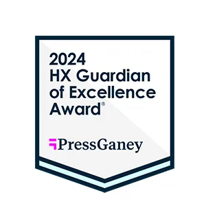 2024 Press Ganey HX guardian of excellence award