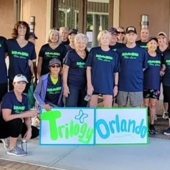 A group of people posing for a photo