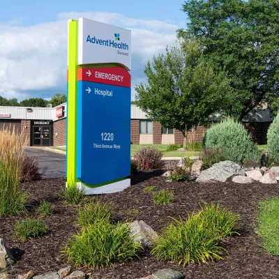 The Entrance sign for AdventHealth Durand