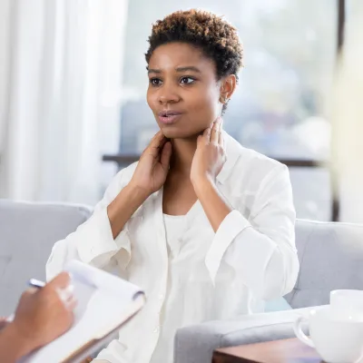 Patient Describing Flu Symptoms