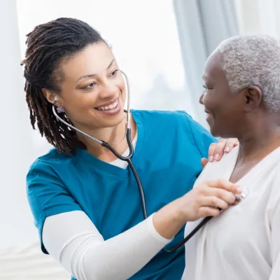 Patient at Wellness Check Up