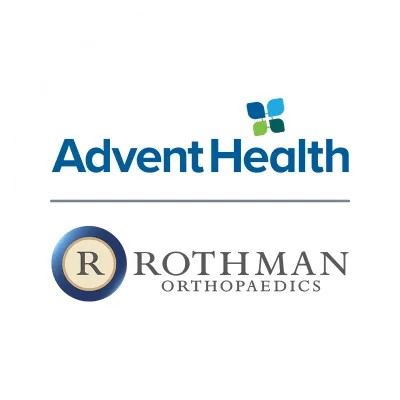 AdventHealth and Rothman Orthopaedics logos