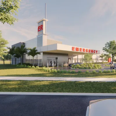 Rendering of AdventHealth Belleview Emergency Room.