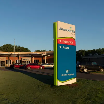 The entrance of AdventHealth Murray