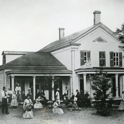 Battle Creek Sanitarium in 1866