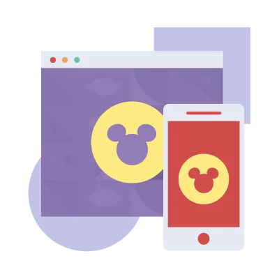 Graphics for DisneyNOW App