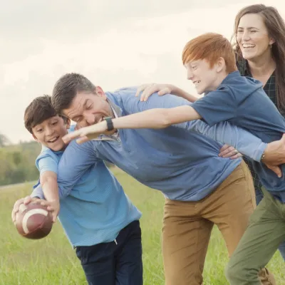 Mike Murrill and family