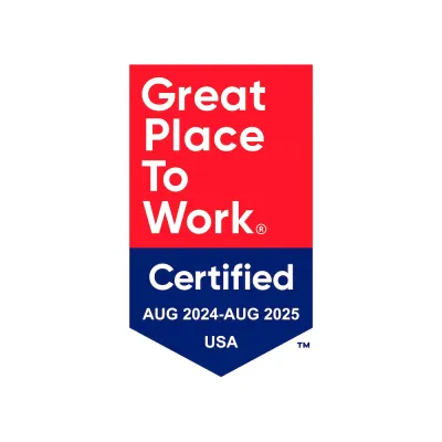 Great Place to Work® Certificate Award
