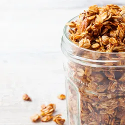 cup of granola bars