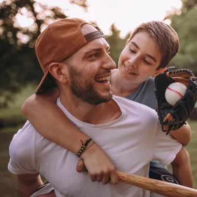 Father son image for chest wall reconstruction