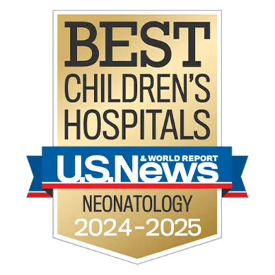 Award: U.S. News & World Report - Best Children's Hospitals - Neonatology - 2024-2025