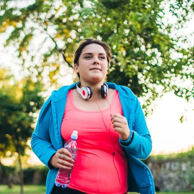 Bariatrics Woman Running