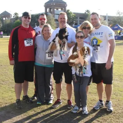 Team Melissa at UCF for the Miles for Hope 5k