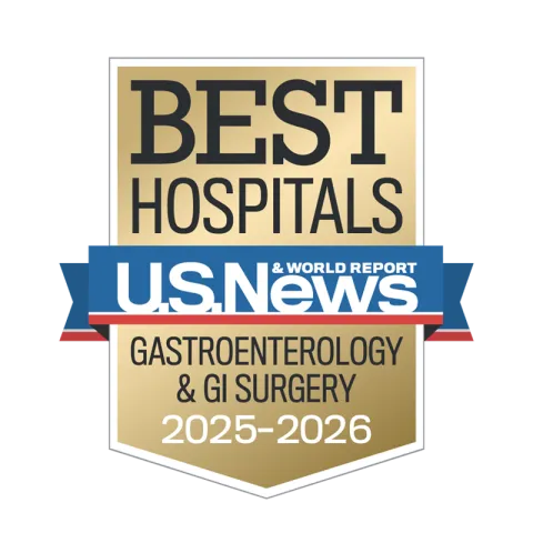 AdventHealth Orlando is recognized as the best hospital in Greater Orlando for gastroenterology and GI surgery by U.S. News & World Report. 