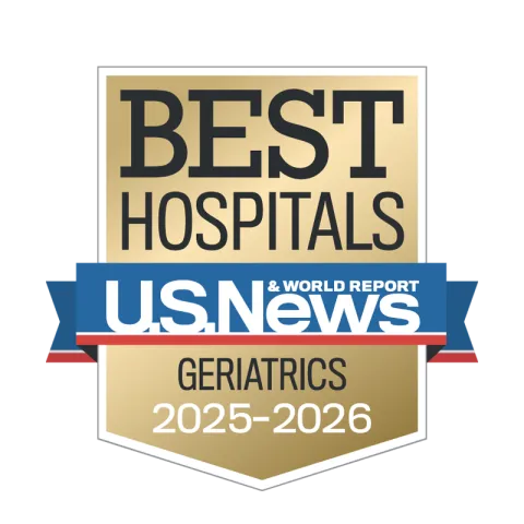 AdventHealth Orlando is recognized as the best hospital in Central Florida for geriatrics by U.S. News & World Report.