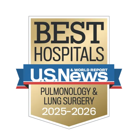 AdventHealth Orlando is recognized by U.S. News & World Report as a high performing hospital.