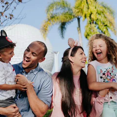Family at Epcot