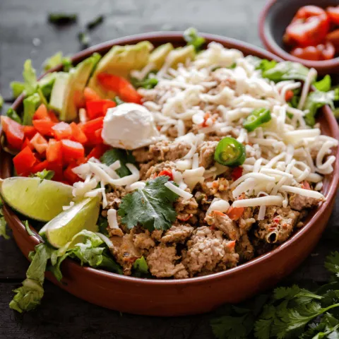 Turkey Taco Bowls