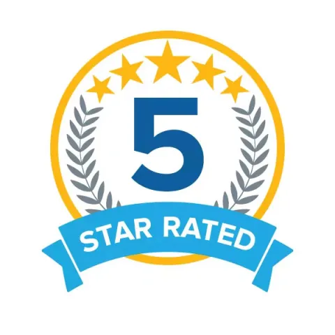 CMS 5 Star Badge