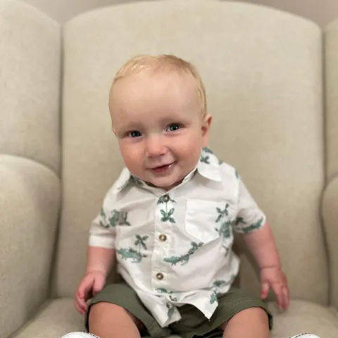 Preston Barding, a craniofacial patient 