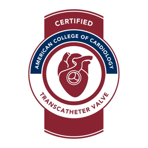 AdventHealth is a certified organization for Transcatheter Valve procedures by The American College of Cardiology