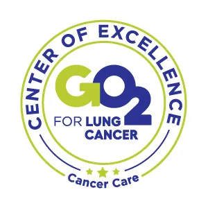 GO2 Center of Excellence Lung Cancer Badge