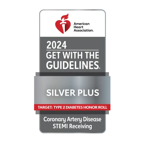 Get With The Guidelines Coronary Artery Disease STEMI Receiving Silver Plus