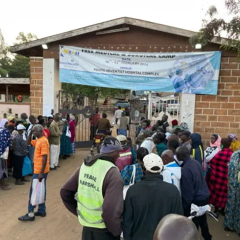 Front of Kendu Adventist Hospital