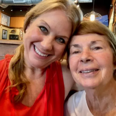 Charleen Nash with her daughter, Carol.