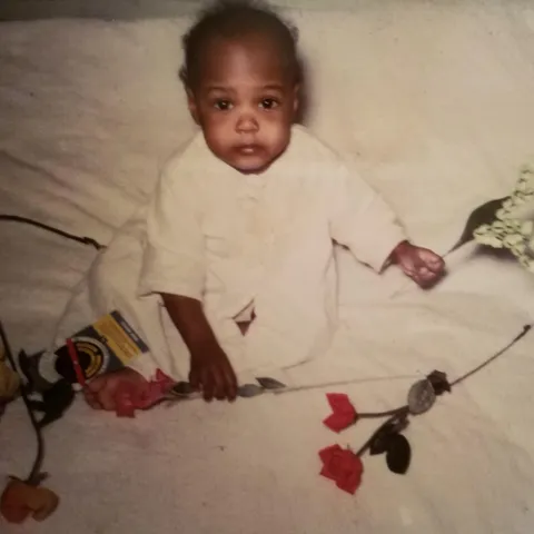 Selina Vik as a baby