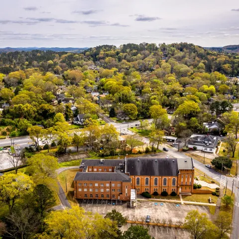 Aerial image of Rome Georgia 