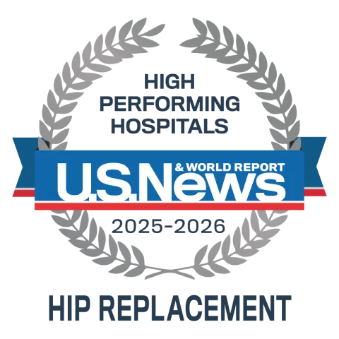 US News 2025-2026 High Performing Hip Replacement