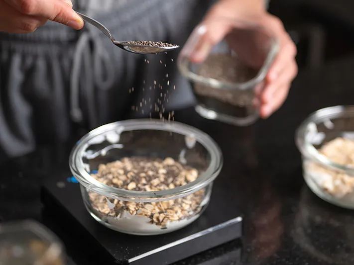 Overnight Oats With Chia Seeds