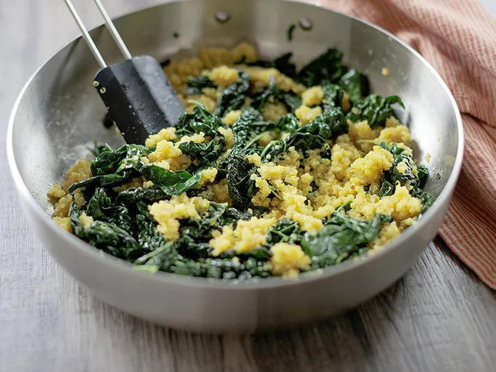 Sautéed Spinach with Cannellini Beans