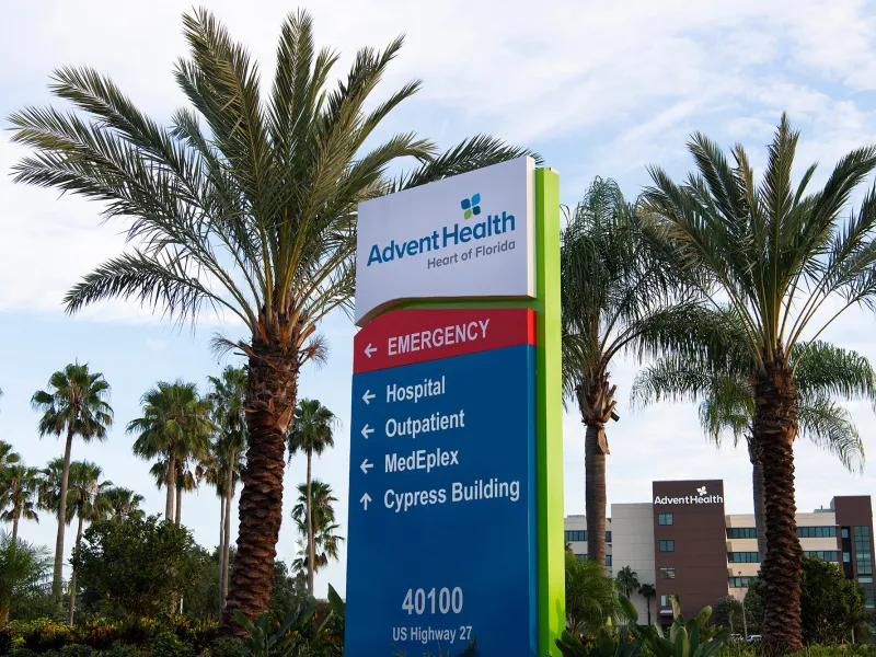 AdventHealth Heart of Florida Road Sign