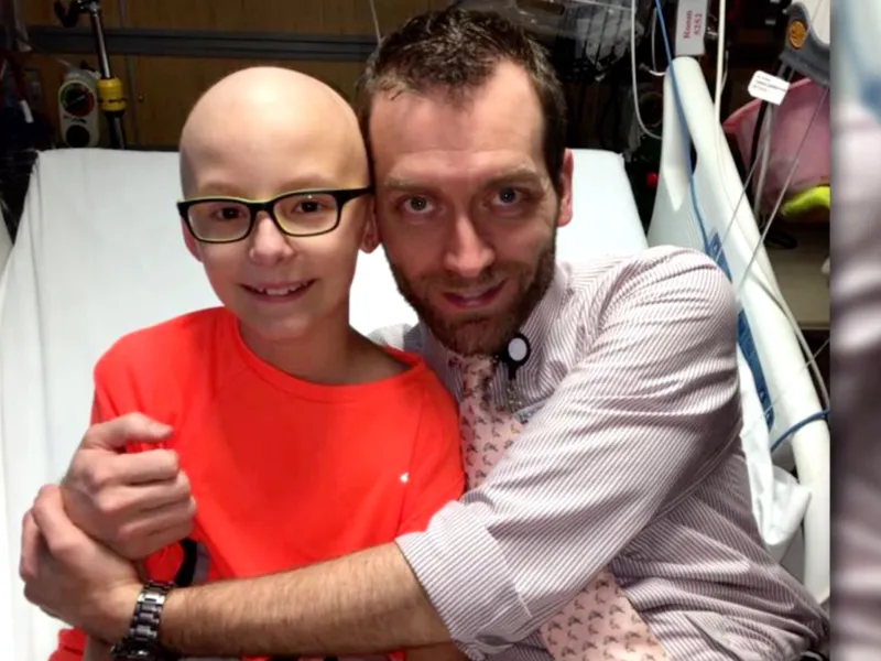 Portrait of Grayson and his physician.