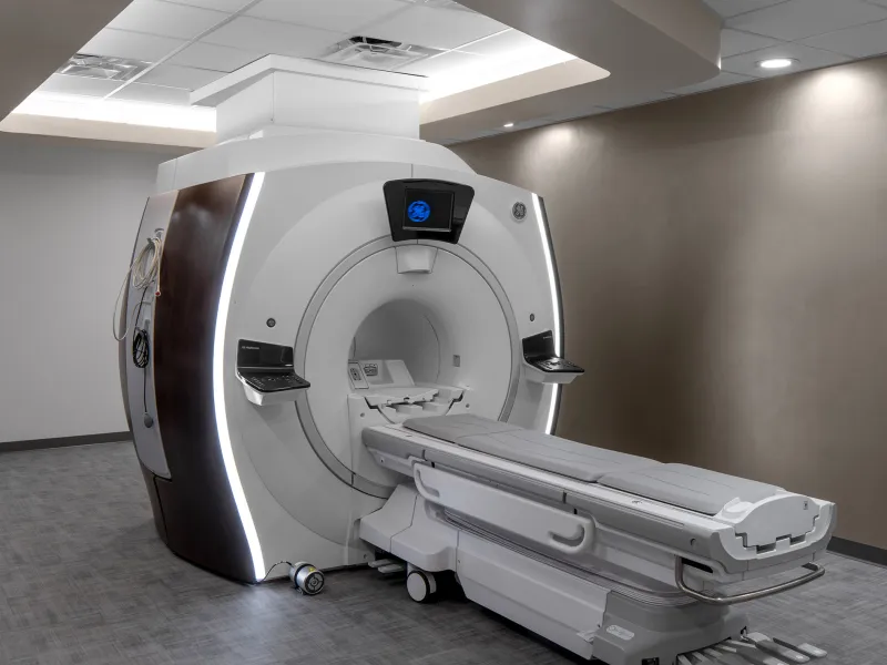 MRI Machine at AdventHealth Care Pavilion New Tampa.