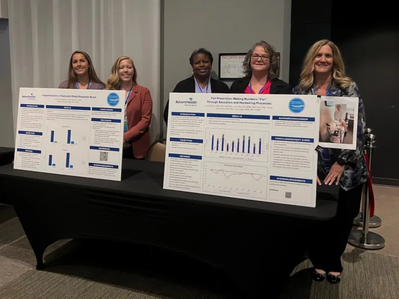Examples of quality improvement/process improvement projects presented at the 2024 AdventHealth Nursing Professional Development Conference