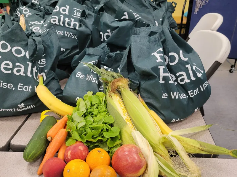 Boys and Girls Club AdventHealth Food is Health donations.